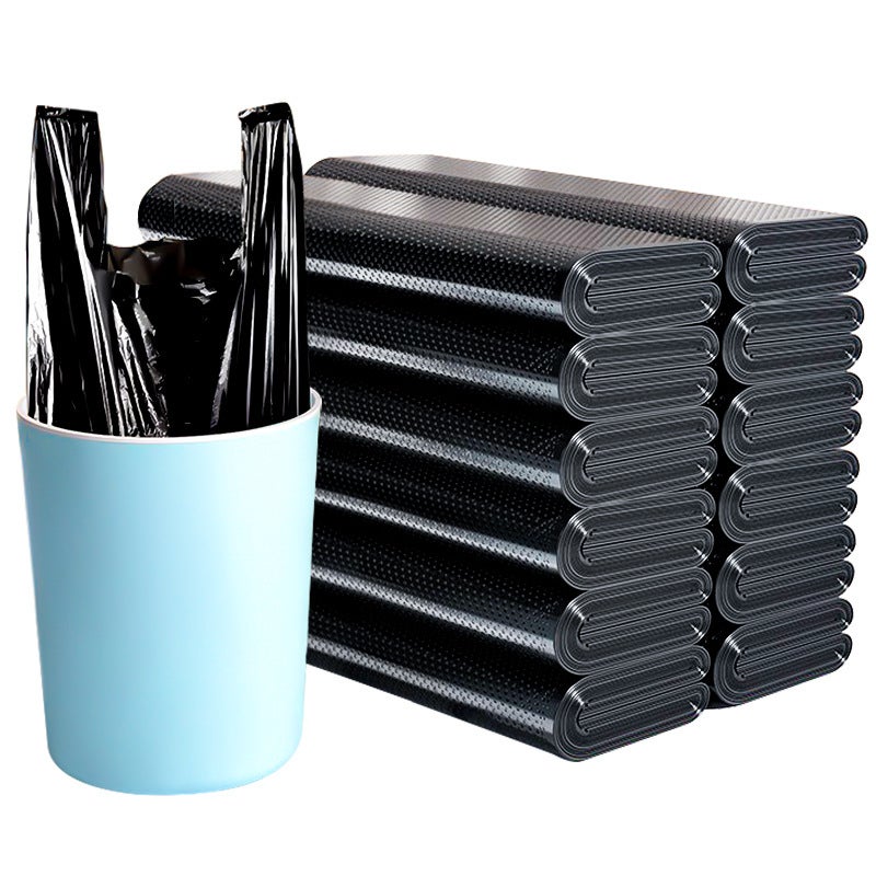 Drawstring Garbage Bags, Thick, Large, Extra Thick, Portable, Disposable, Tear-Free, For Kitchen And Dormitory Use, Household Use, Thickened - Image 1